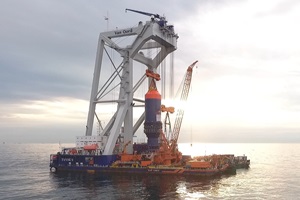 Successful execution of offshore test of new installation technology for offshore wind blue hammer test