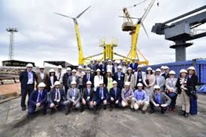 EnerOcean unveils floating wind turbine prototype EnerOcean unveils floating wind turbine prototype