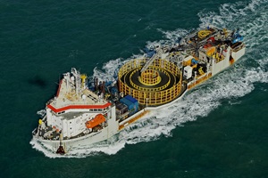 Jan De Nul's cable laying vessel Willem de Vlamingh Jan De Nul Group Cable Laying Vessel Willem de Vlamingh