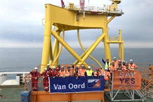 Van Oord completes foundations for offshore wind farm East Anglia ONE Van Oord completes foundations for offshore wind farm East Anglia ONE