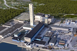 As part of a high-voltage investment program, NKT builds a 150-meter-high extrusion tower at the high-voltage site in Karlskrona, Sweden NKT invests in its high voltage power cable factories