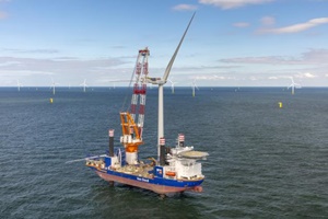 Offshore Installation vessel Aeolus at Borssele 3 and 4 Offshore Installation vessel Aeolus at Borssele 3 and 4