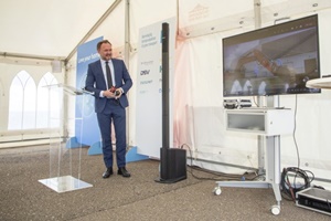 The Danish minister for Climate Energy and Utilities Dan Jørgensen initiates the onsite construction of H2RES The Danish minister for Climate Energy Utilities Dan Jørgensen initiates the onsite construction of H2RESjpg