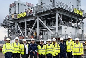 GE and HSM Offshore Energy sign MoU for AC offshore wind substation projects GE and HSM Offshore Energy sign MoU for AC offshore wind substation projects 300 200