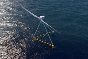 The project will lead to the deployment of a 6MW floating wind prototype at the Mistral test site in the French Mediterranean Sea The project will lead to the deployment of a 6MW floating wind prototype at the Mistral test site in the French Mediterranean Sea 300 200
