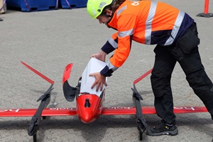 Ørsted and DSV to test cargo drones at offshore wind farm Ørsted and DSV to test cargo drones at offshore wind farm
