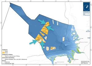 Area Development Plan (Marking: N-13 and N-21) © Federal Maritime and Hydrographic Agency of Germany Area Development Plan (Marking: N-13 and N-21) © Federal Maritime and Hydrographic Agency of Germany