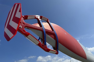 Dansk Gummi Industri introduces wind turbine blade tip protector Dansk Gummi Industri introduces wind turbine blade tip protector