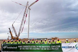 Goldwind installs the first wind turbine for a wind farm in Egypt Goldwind installs first wind turbine for wind farm in Egypt