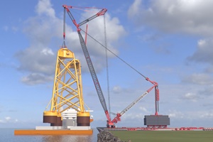 Mammoet-Giant chosen for marshalling activities for Ørsted’s offshore wind farm in Taiwan Mammoet Giant chosen for marshalling activities for Ørsteds offshore wind farm in Taiwan 300 200