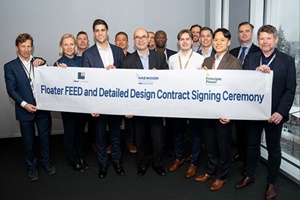 Haewoori Offshore Wind awards FEED contract for 1GW floating project to Principle Power and Aker Solutions Haewoori Offshore Wind awards FEED contract for 1GW floating project to Principle Power and Aker Solutions