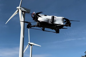 Iberdrola and Arbórea Intellbird are collaborating to test a new drone designed for wind turbine blade inspection Iberdrola and Arbórea Intellbird are collaborating to test a new drone designed for wind turbine blade inspection