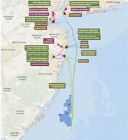 Map of proposed wind energy project offshore New Jersey Map of proposed wind energy project offshore New Jersey