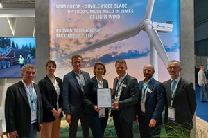 Michael Franke (Nordex), Laure Steer (Nordex), Karsten Brüggemann (Nordex), Janina Springborn (Nordex), Stephan Mayer (TÜV SÜD), Enrique Martinez de Ubago López (TÜV SÜD), Miguel Nunez Polo (Nordex) (left to right) Michael Franke Nordex Laure Steer Nordex Karsten Brüggemann Nordex Janina Springborn Nordex Stephan Mayer TÜV SÜD Enrique Martinez de Ubago López TÜV SÜD Miguel Nunez Polo Nordex