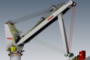 Artist impression of the Rope Actuated Knuckle Boom Subsea Crane Artist impression of the Rope Actuated Knuckle Boom Subsea Crane