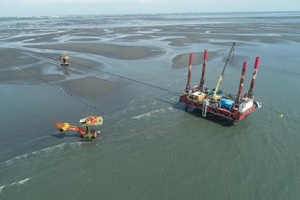Offshore foundation installation starts at TPC Offshore Wind Farm in Taiwan TPC Taiwan Export cable installation by Jan De Nul Group